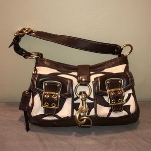 Coach Legacy Signature Hobo Handbag 7469